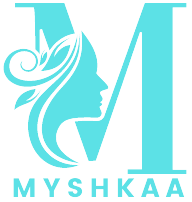 Logo of ethnic wear clothing website for ladies - Myshkaa