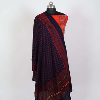 Orange Cotton Handloom Office Wear Suit