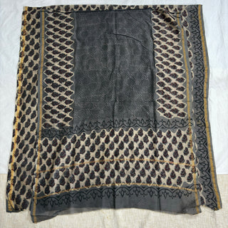 Vanaspati Handblock Chanderi Suit Material with Chanderi Dupatta