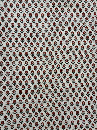 Cotton Handblock Office Wear Suit fabric with Kota Doria Dupatta