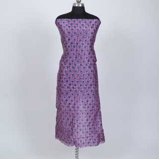 Handblock Chanderi Suit Material with Chanderi Dupatta