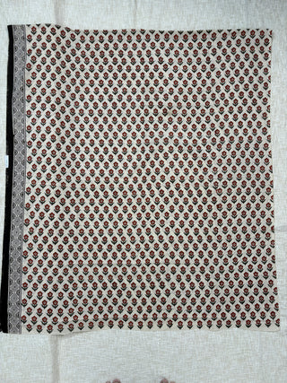 Cotton Handblock Office Wear Suit fabric with Kota Doria Dupatta
