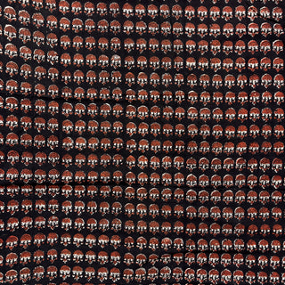 Black color Handblock Office Wear Suit fabric with Kota doria Dupatta