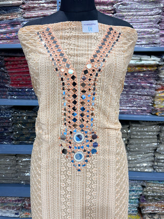 Georgette Party Wear Suit Fabric with georgette dupatta