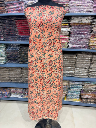 Cotton Block Print  suits - 2.5m running fabric