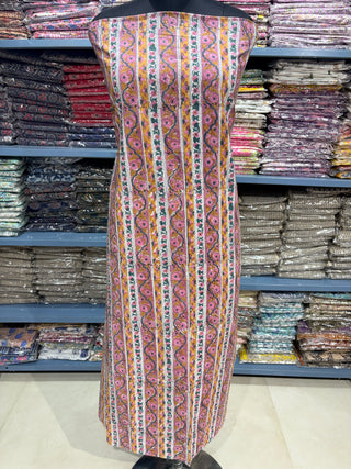 Cotton Block Print  suits - 2.5m running fabric