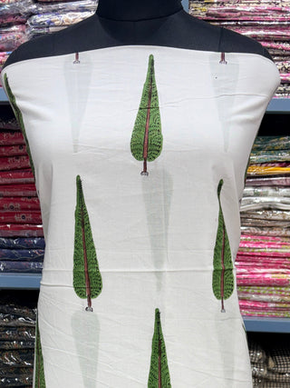 Cotton Block Print  suits - 2.5m running fabric