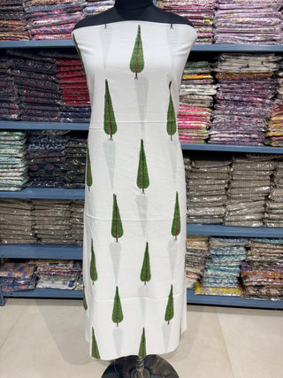Cotton Block Print  suits - 2.5m running fabric