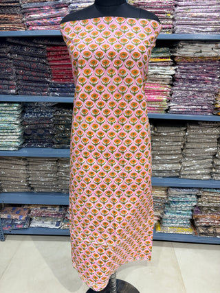 Cotton Block Print  suits - 2.5m running fabric