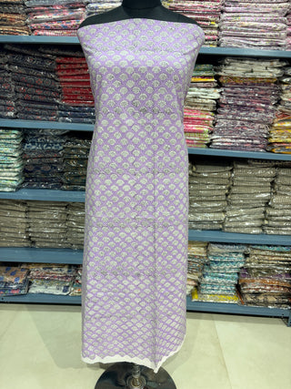 Cotton Block Print  suits - 2.5m running fabric