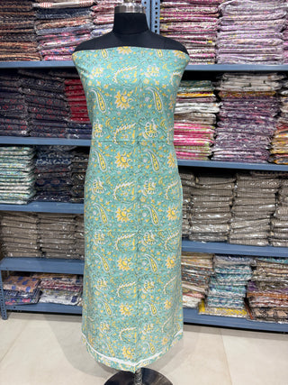 Cotton Block Print  suits - 2.5m running fabric