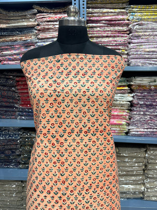 Cotton Block Print  suits - 2.5m running fabric