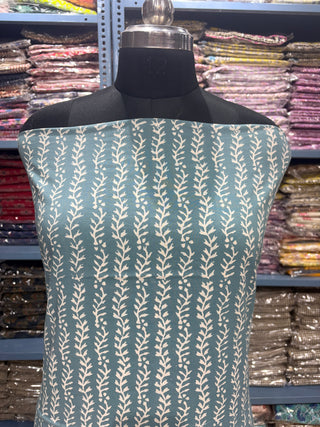 Cotton Block Print  suits - 2.5m running fabric