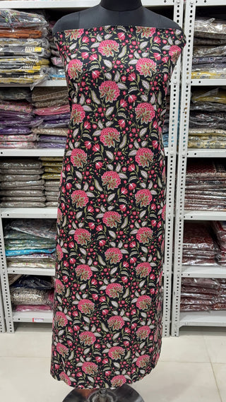 Handblock Cotton Suit Material with Cotton Dupatta