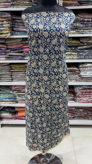 Handblock Cotton Suit Material with Cotton Dupatta
