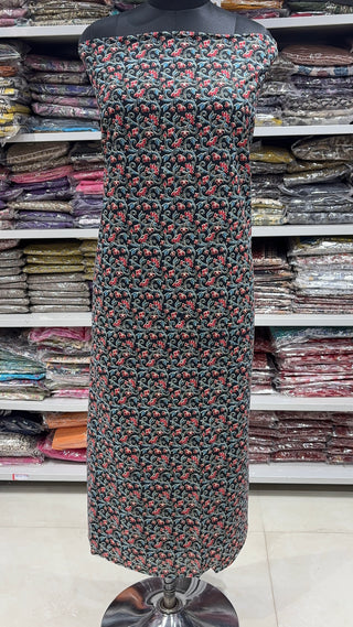 Handblock Cotton Suit Material with Cotton Dupatta