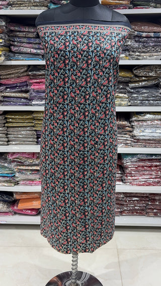 Handblock Cotton Suit Material with Cotton Dupatta