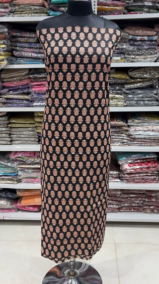 Handblock Cotton Suit Material with Cotton Dupatta