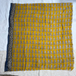 Handblock Chanderi Suit Material with Chanderi Dupatta