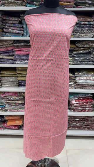 Handblock Cotton Suit Material with Cotton Dupatta