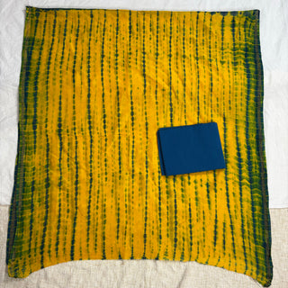 Handblock Chanderi Suit Material with Chanderi Dupatta