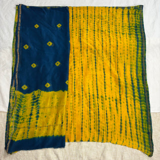 Handblock Chanderi Suit Material with Chanderi Dupatta