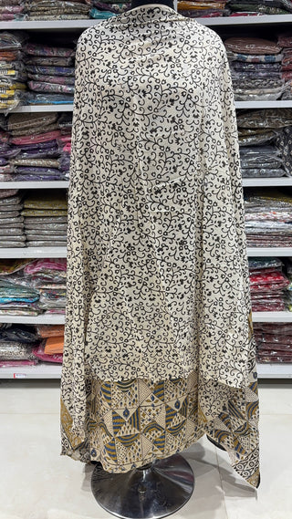 Handblock Cotton Suit Material with Cotton Dupatta