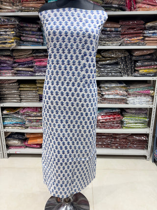 Cotton Block Print  suits - 2.5m running fabric
