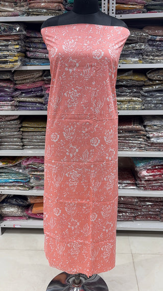 Handblock Cotton Suit Material with Cotton Dupatta