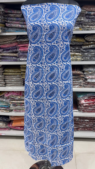 Handblock Cotton Suit Material with Cotton Dupatta