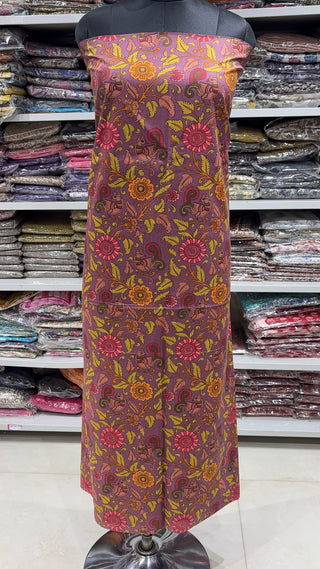 Handblock Cotton Suit Material with Cotton Dupatta