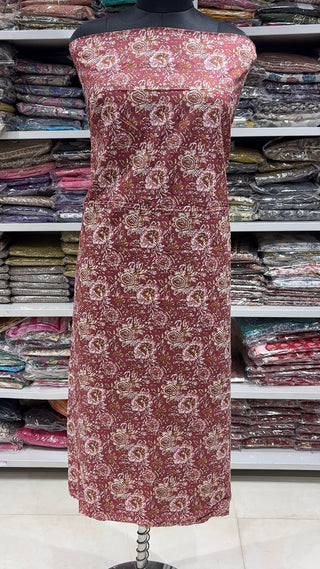 Handblock Cotton Suit Material with Cotton Dupatta