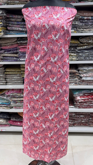 Handblock Cotton Suit Material with Cotton Dupatta