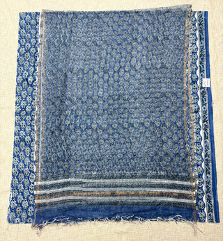 Cotton Handblock Office Wear Suit fabric with Kota Doria Dupatta