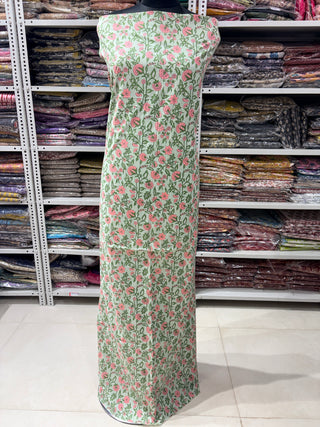 Cotton Block Print  suits - 3m running fabric