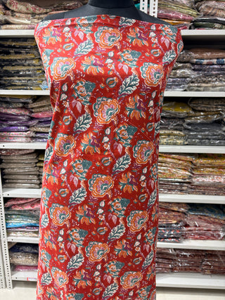 Cotton Block Print  suits - 3m running fabric