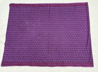 Hand Block Print Cotton Saree with Unstitched Blouse Piece