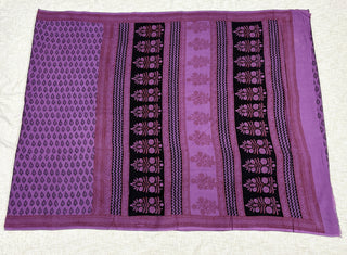 Hand Block Print Cotton Saree with Unstitched Blouse Piece