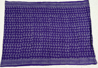 Hand Block Print Cotton Saree with Unstitched Blouse Piece