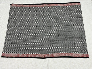 Hand Block Print Cotton Saree with Unstitched Blouse Piece
