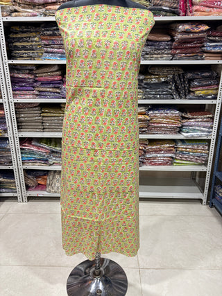 Cotton Block Print  suits - 2.5m running fabric