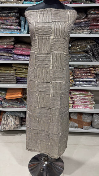 Handblock Cotton Suit Material with Cotton Dupatta