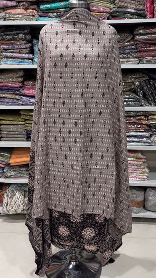 Handblock Cotton Suit Material with Cotton Dupatta