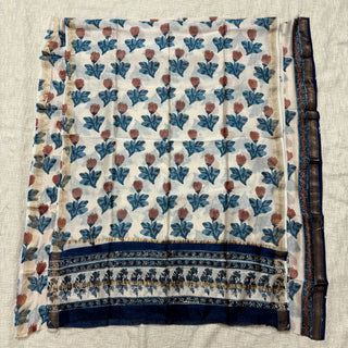 Handblock Maheshwari Suit Material with Maheshwari Dupatta