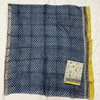 Handblock Maheshwari Suit Material with Maheshwari Dupatta