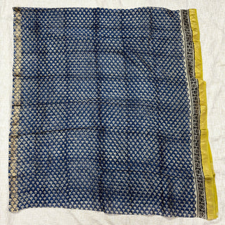 Handblock Maheshwari Suit Material with Maheshwari Dupatta