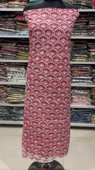 Handblock Cotton Suit Material with Cotton Dupatta