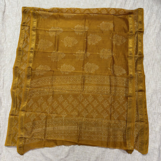 Handblock Maheshwari Suit Material with Maheshwari Dupatta