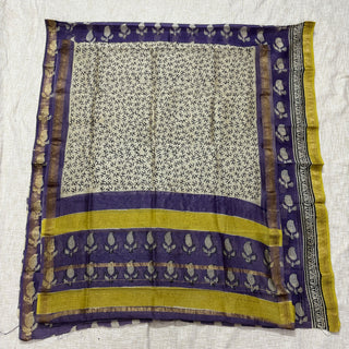 Handblock Maheshwari Suit Material with Maheshwari Dupatta