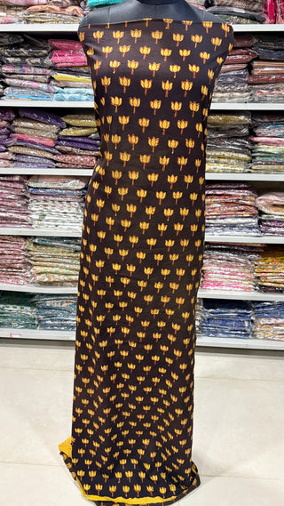 Handblock Cotton Suit Material with Cotton Dupatta